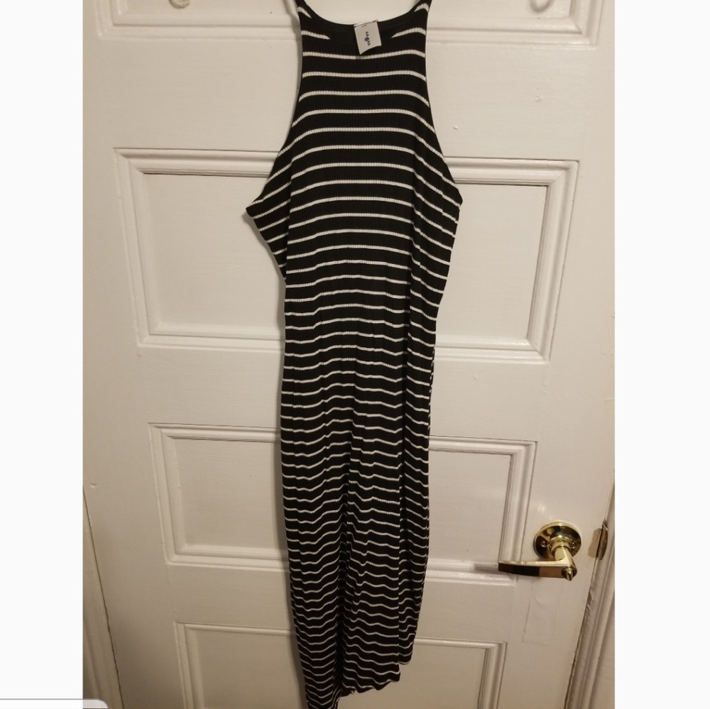 Striped Midi Dress